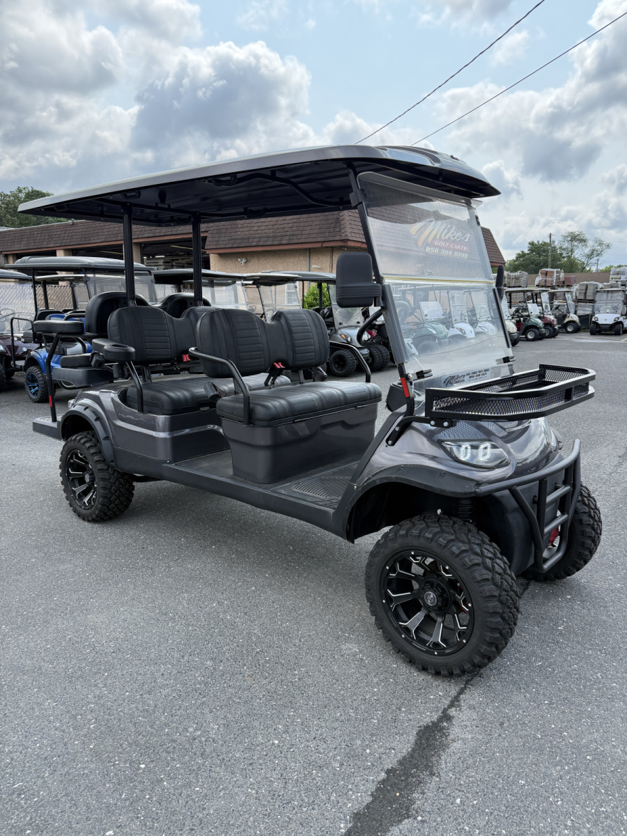 2022 Used Icon I60L Custom Charcoal Grey metallic 48 volt Low Speed Vehicle LSV street legal cart, 171 miles for Sale - Image 3