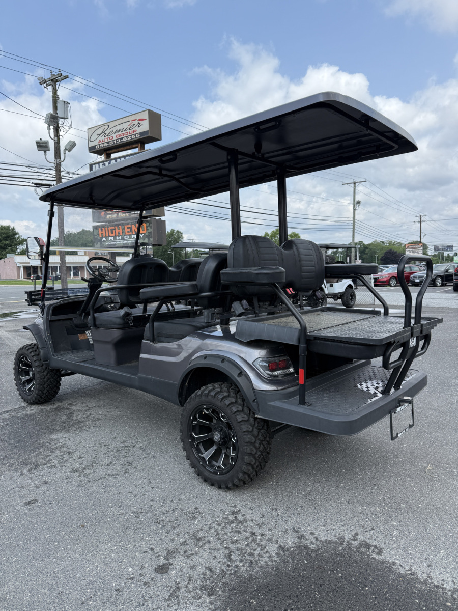 2022 Used Icon I60L Custom Charcoal Grey metallic 48 volt Low Speed Vehicle LSV street legal cart, 171 miles for Sale - Image 2