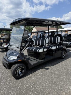 2023 Used Aetric A60 Black 48 volt Low Speed Vehicle street legal cart, 31 miles