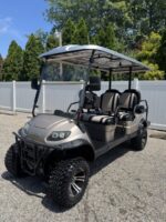 2021 Used Icon I60L Champagne 48 volt Low Speed Vehicle LSV street legal cart, 747 miles For Sale